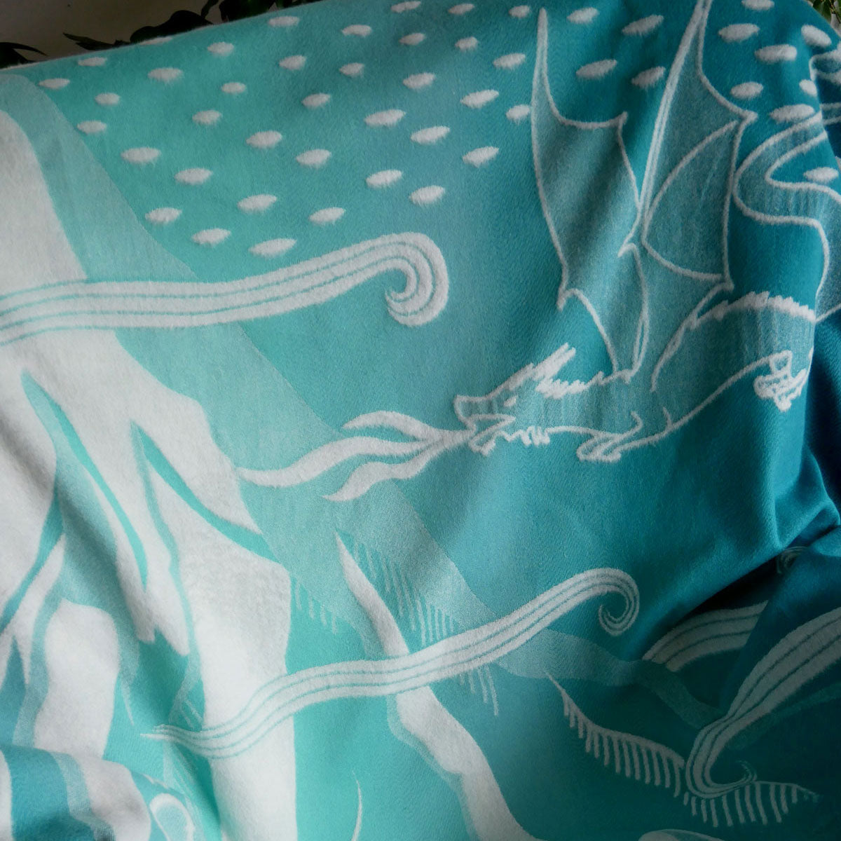 Manta/manta de yoga iluminada por la luna MISTY MOUNTAINS™