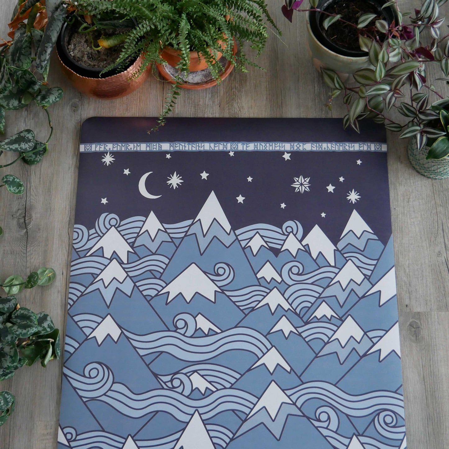 Esterilla de yoga MISTY MOUNTAINS™