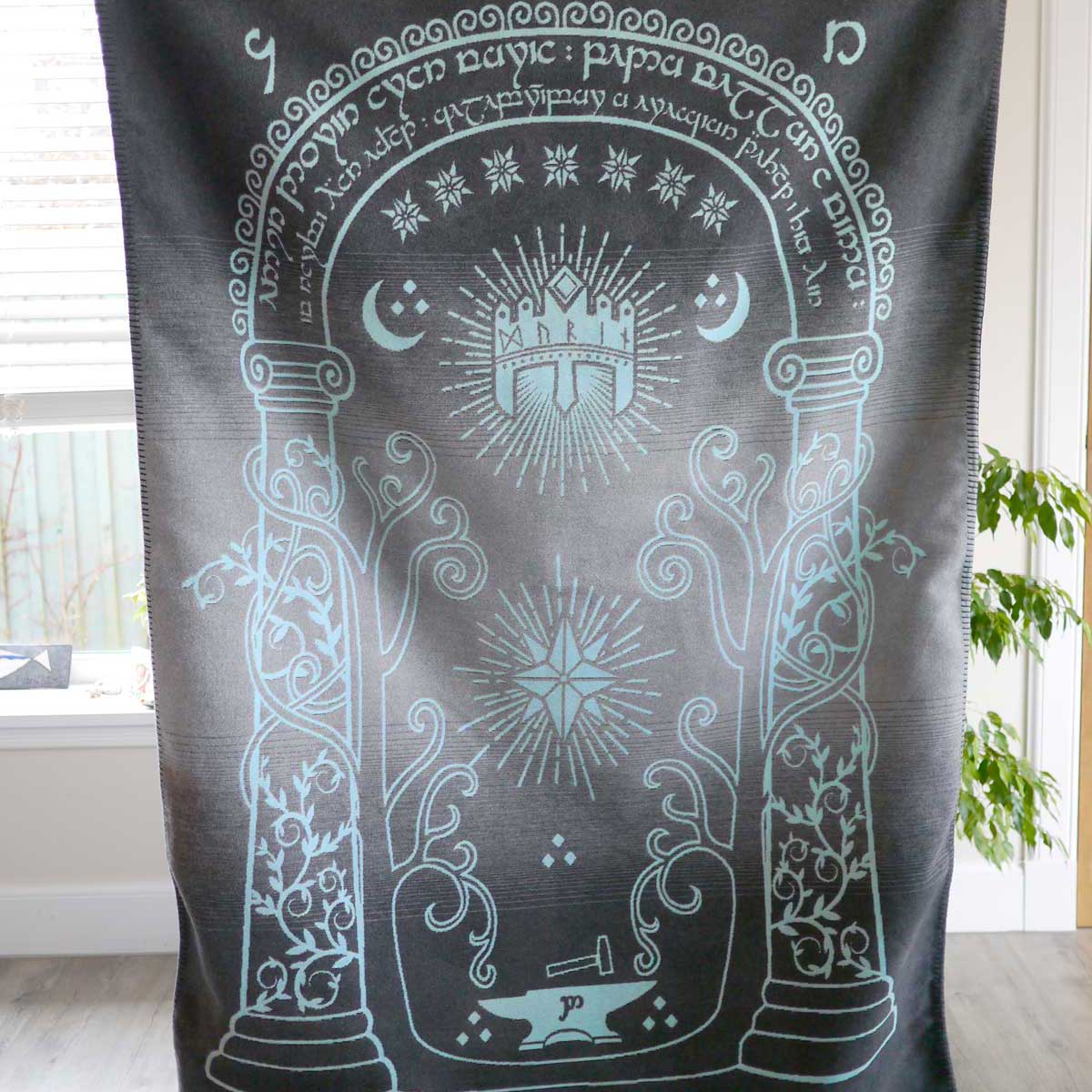 DOORS OF DURIN™ Guardian Yoga Blanket/Throw